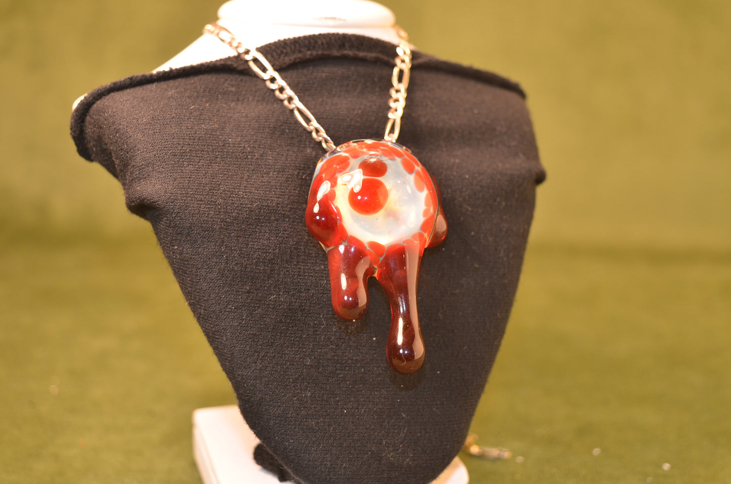 Bloody Cherry Red - Inside Out Pendant